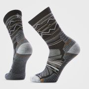 Șosete Merino hiking Smartwool Hike Mountain Range - gri Charcoal | Light Gray | Crew | Light Cushion