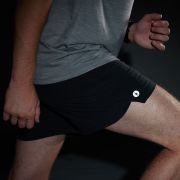 Pantaloni scurți sport Smartwool Active Lined 5" - negru | Merino reciclat