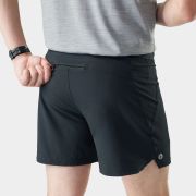 Pantaloni scurți sport Smartwool Active Lined 5" - negru | Merino reciclat