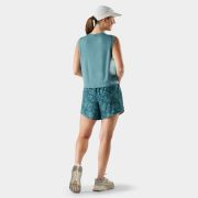 Maieu sport Smartwool Active Ultralite Crop Tank - turcoaz Dusty Teal - Merino + TENCEL™
