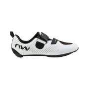 Pantofi ciclism sosea si triatlon Northwave Tribute - alb/negru | performanță