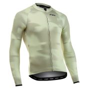 Tricou ciclism mânecă lungă Northwave Blade 2 - verde | toamnă-iarnă