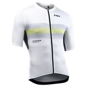 Tricou ciclism Northwave Force Evo - alb/matcha | jersey bărbați vară