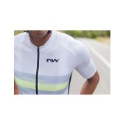 Tricou ciclism Northwave Force Evo - alb/matcha | jersey bărbați vară