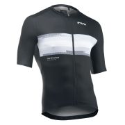Tricou ciclism Northwave Force Evo - negru/alb | jersey bărbați vară
