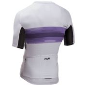 Tricou ciclism Northwave Force Evo - gri/mov | jersey bărbați vară