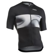 Tricou ciclism Northwave Force Evo - negru/gri deschis | jersey vară