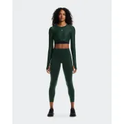 Bluză crop On Train Long Sleeve Crop W | antrenament - Obsidian