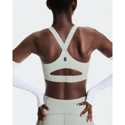 Bustieră alergare On Endurance Bra Zip W - gri Tin | suport ridicat