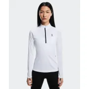 Bluză tehnică On Climate Shirt W - albă | alergare și hiking