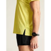 Tricou alergare Craft Race Day SS Tee 2 - galben | ultraușor performanță