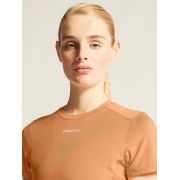 Tricou alergare Craft ADV Essence SS Tee 2 - roz | poliester reciclat