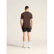 Tricou alergare Craft ADV Essence SS Tee 2 - maro | poliester reciclat