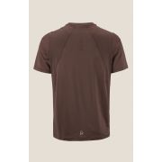 Tricou alergare Craft ADV Essence SS Tee 2 - maro | poliester reciclat