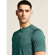 Tricou alergare Craft ADV Essence SS Tee 2 - verde | poliester reciclat