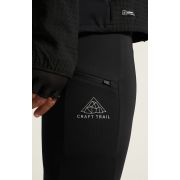 Colanți trail Craft Pro Trail Tights 2 - negru | poliamidă reciclată