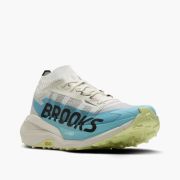 Pantofi trail Brooks Cascadia Elite - alb | placă carbon
