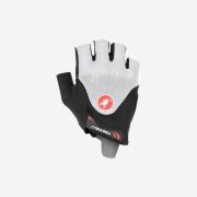 Mănuși ciclism Castelli Arenberg Gel 2 - negru/alb fildeș | confort și control