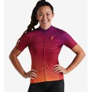 Tricou Ciclism SPECIALIZED Women's RBX Comp (S/S) - Orange Sunset/Violet