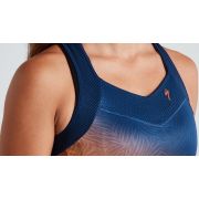 Tricou Ciclism SPECIALIZED Women's SL (Tank) - Orange Sunset/Dark Blue