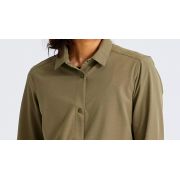 Camasa Ciclism SPECIALIZED/FJALLRAVEN Women's Sun (L/S) - Green