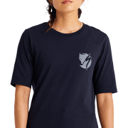 Tricou Ciclism SPECIALIZED/FJALLRAVEN Women's Cotton Pocket (S/S) - Black