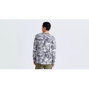 Tricou Ciclism SPECIALIZED/FJALLRAVEN Men's Cotton Caliswe (L/S) - Basalt/Eggshell
