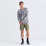 Tricou Ciclism SPECIALIZED/FJALLRAVEN Men's Cotton Caliswe (L/S) - Basalt/Eggshell