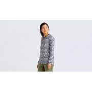 Tricou Ciclism SPECIALIZED/FJALLRAVEN Women's Cotton Caliswe (L/S) - Basalt/Eggshell