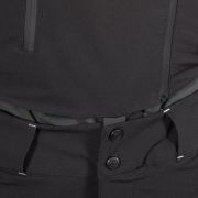 Pantaloni Ciclism cu Bretele TSG Hybrid - Black