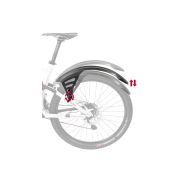 Aparatoare bicicleta ZEFAL Deflector RS75 | Spate