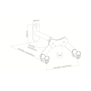 Suport de Perete Bicicleta CONTEC Smart Hold - Black