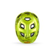 Casca ciclism copii MET Hooray - lime chameleon lucios