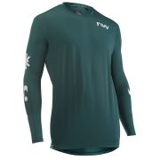 Tricou ciclism Northwave Xtrail 2 lung M verde petrol/alb