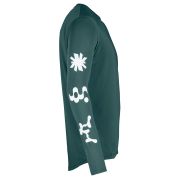 Tricou ciclism Northwave Xtrail 2 lung 3XL verde petrol/alb