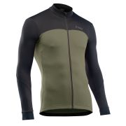 Tricou ciclism Northwave Force 2 lung L negru/verde
