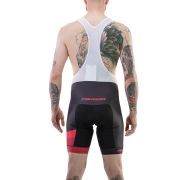 Pantaloni Merida Cx Design scurt XXL roșu cu bretele 422