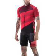 Pantaloni Merida Cx Design scurt XXL roșu cu bretele 422
