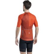 Tricou ciclism Merida Razor 255 scurt M roșu fermoar lung