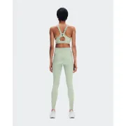 Bustieră alergare On Performance Bra Terra W - verde Seedling | Tin | suport mediu