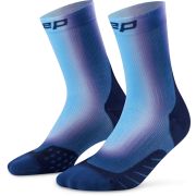 Șosete compresie CEP Run Gradient Mid Cut 5.0 - albastru | alergare