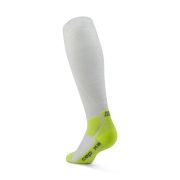 Șosete compresie înalte CEP Hiking Light Cushion - gri | acid lime | drumeții