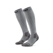 Șosete compresie înalte CEP Hiking Light Cushion - gri | dark grey | drumeții