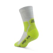 Șosete compresie hiking CEP Hiking Light Cushion Mid Cut W - gri/lime