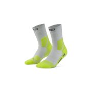 Șosete compresie hiking CEP Hiking Light Cushion Mid Cut W - gri/lime