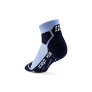Șosete compresie hiking CEP Hiking Light Cushion Low Cut W - albastru deschis | bleumarin