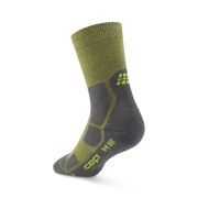 Șosete compresie CEP Hiking Mid Cushion - olive/gri | drumeții