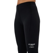Colanți compresie CEP Core Run Compression W | vizibilitate sporită - black