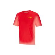 Tricou alergare CEP Core Run Short Sleeve - coral neon fade | respirabil