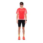 Tricou alergare CEP Core Run Short Sleeve - coral neon fade | respirabil